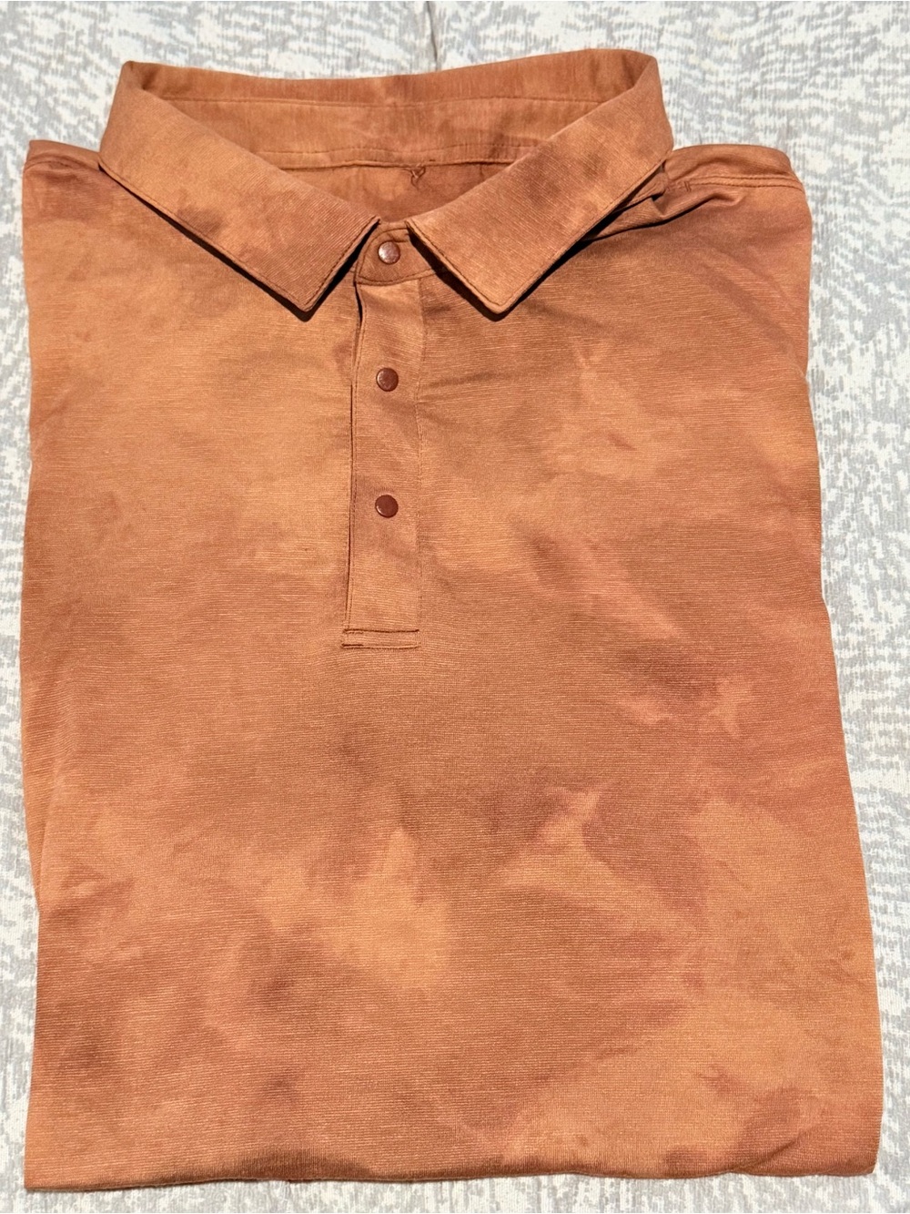 ⛔️ SOLD ⛔️ /// Men’s Evolution Short Sleeve Polo - Tidal Dye Desert - Size Large - Picture 10 of 10